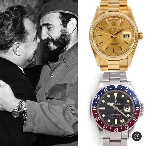 fidel castro two rolex|Does anyone know why Castro wore two Rolexs on .